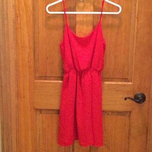 Bright red dress by Myan size S
